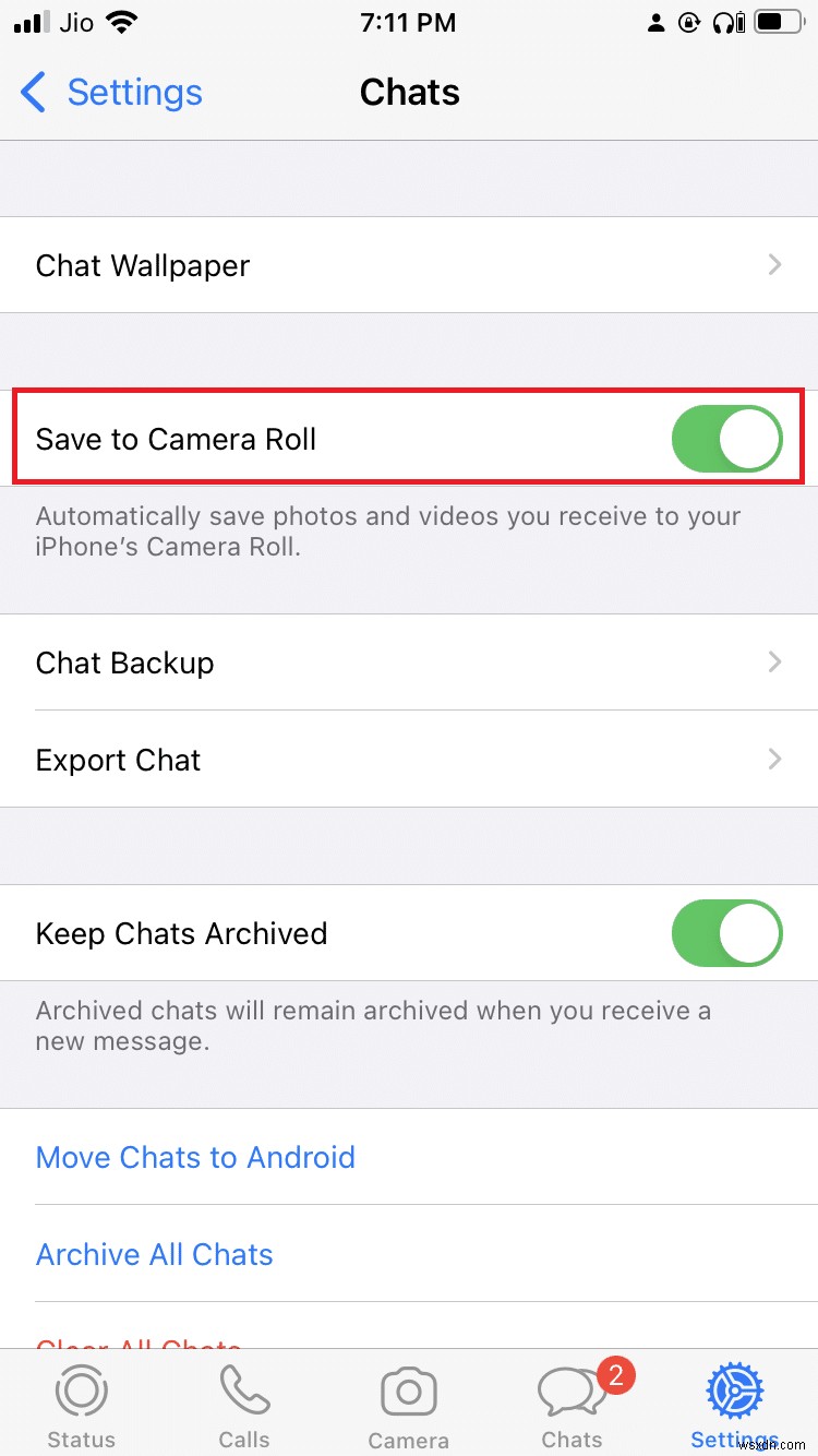 Cách dừng tự động tải xuống trong WhatsApp trên Android và iPhone