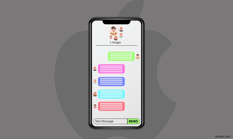 Cách thêm và xóa mọi người trong văn bản nhóm trên iPhone