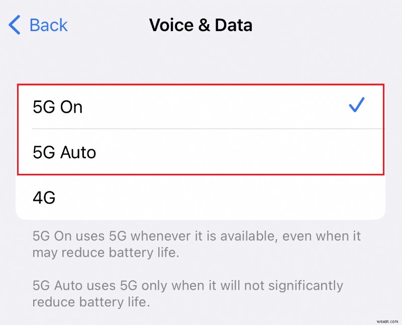 Cách bật 5G trên iPhone 11