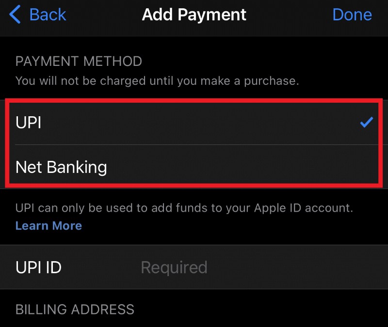 Cách thay đổi phương thức thanh toán của Apple