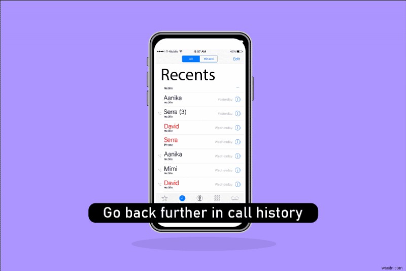 Cách quay lại xa hơn trong Lịch sử cuộc gọi trên iPhone