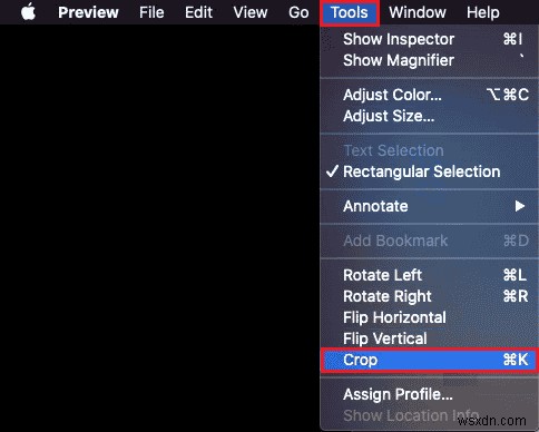 Cách cắt ảnh chụp màn hình trên máy Mac