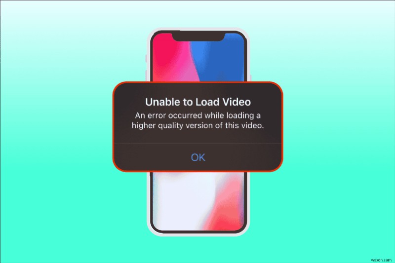 Khắc phục lỗi xảy ra khi tải phiên bản chất lượng cao hơn của video này trên iPhone 