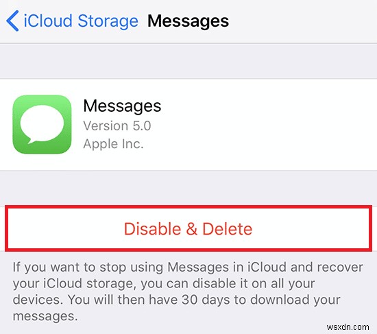 Cách xóa tin nhắn khỏi iCloud