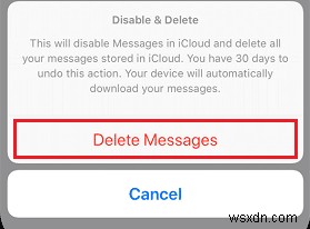 Cách xóa tin nhắn khỏi iCloud