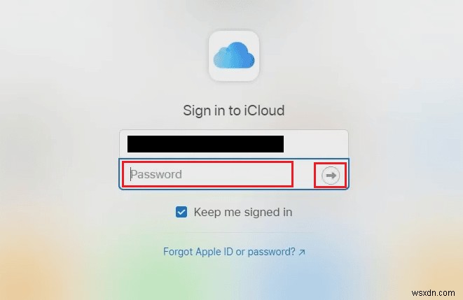 Cách vào tài khoản iCloud của bạn