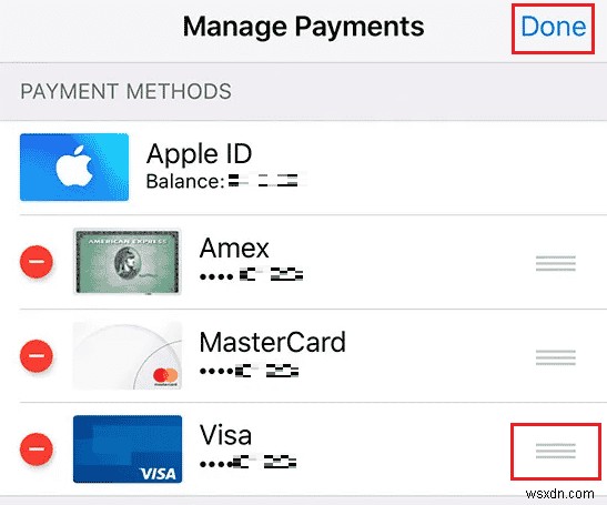 Cách xóa thẻ tín dụng khỏi ID Apple