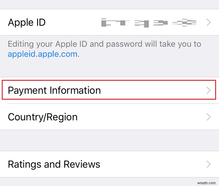 Cách xóa thẻ tín dụng khỏi ID Apple