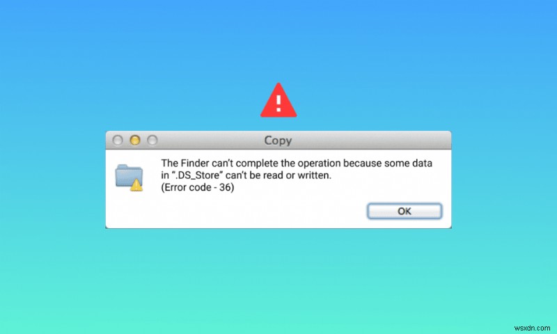 Mã lỗi 36 trên Mac là gì? 