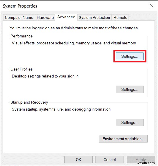 Cách tắt DEP (Ngăn chặn thực thi dữ liệu) trong Windows 10 