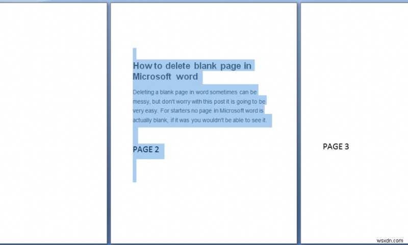 Cách xóa trang trống trong Microsoft Word 