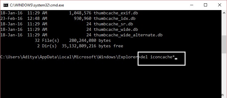 Cách sửa chữa bộ nhớ cache biểu tượng trong Windows 10 