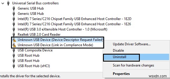 Khắc phục lỗi bộ mô tả thiết bị USB trong Windows 10