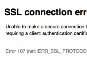 Sửa lỗi 107 (net ::ERR_SSL_PROTOCOL_ERROR) 