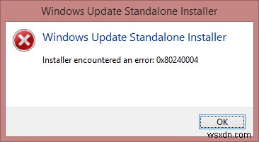Sửa mã lỗi cập nhật Windows 8024A000 
