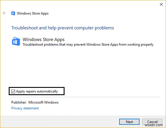 Sửa lỗi Windows Store không tải trong Windows 10 