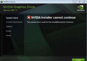 [SOLVED] Lỗi trình cài đặt NVIDIA không thể tiếp tục 