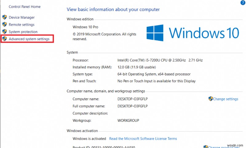 Tắt biểu tượng Drop Shadow of Desktop trên Windows 10 