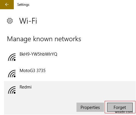 Windows 10 sẽ không nhớ mật khẩu WiFi đã lưu [SOLVED] 