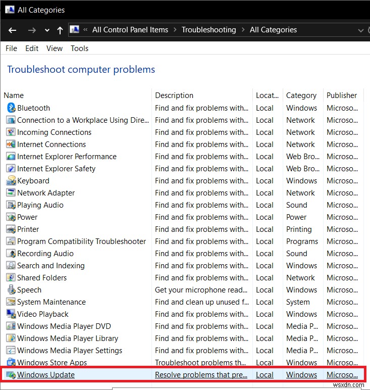 Sửa lỗi cập nhật Windows 0x8024a000 