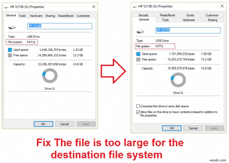 Tệp quá lớn đối với hệ thống tệp đích [SOLVED] 