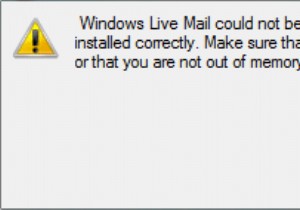 Khắc phục Windows Live Mail sẽ không khởi động 