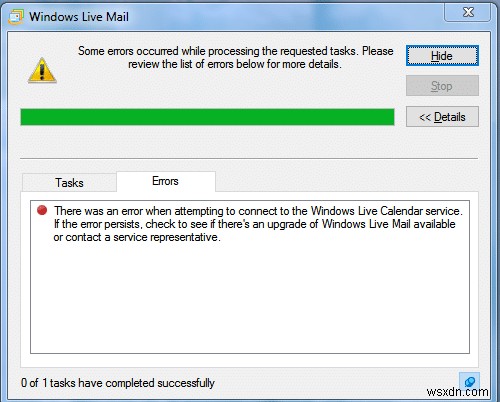 Khắc phục Windows Live Mail sẽ không khởi động 