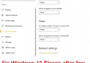 Sửa lỗi Windows 10 ngủ sau vài phút không hoạt động 