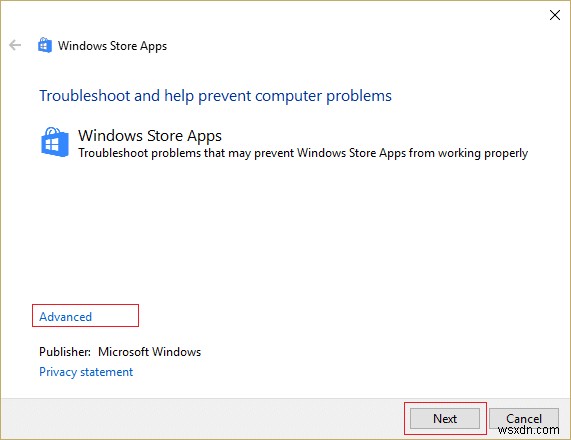 Mã lỗi Windows Store 0x8000ffff [SOLVED] 