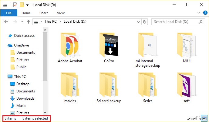 Khắc phục sự cố File Explorer không đánh dấu các tệp hoặc thư mục đã chọn 