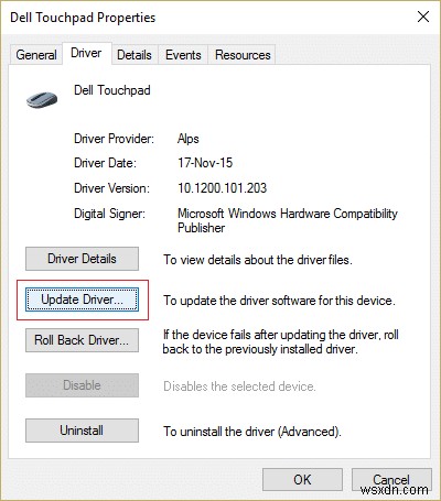 Bàn di chuột không hoạt động trong Windows 10 [SOLVED]