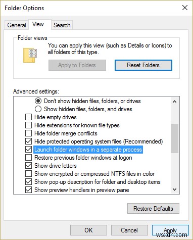 Khắc phục sự cố về sự cố của File Explorer trong Windows 10 