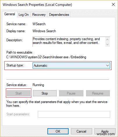Khắc phục sự cố tìm kiếm không hoạt động trong Windows 10 