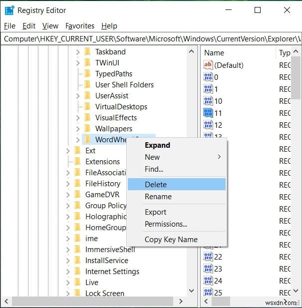 Cách xóa lịch sử tìm kiếm của File Explorer
