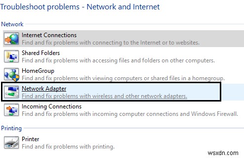Khắc phục biểu tượng WiFi chuyển sang màu xám trong Windows 10 