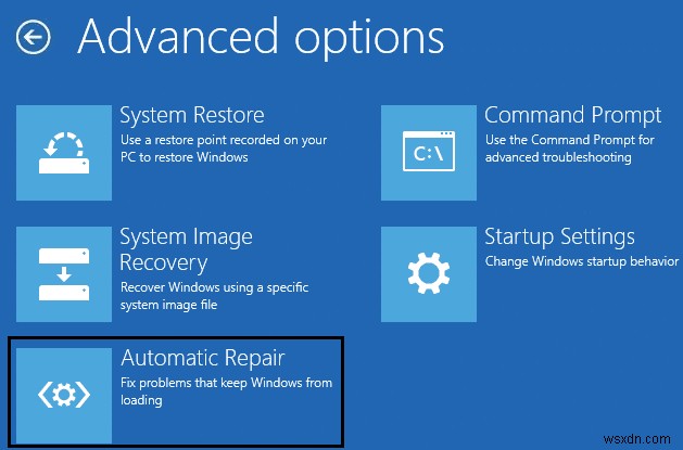 Sửa lỗi Windows không khởi động được. Thay đổi phần cứng hoặc phần mềm gần đây có thể là nguyên nhân 