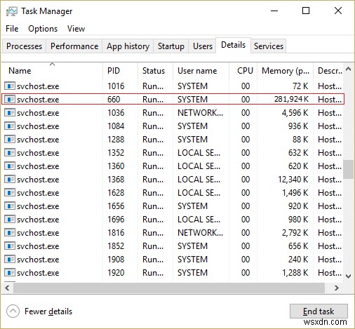 Khắc phục tình trạng sử dụng CPU cao bằng svchost.exe (netsvcs) 