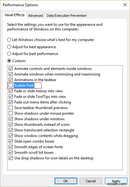 Bật hoặc tắt Xem trước hình thu nhỏ trong Windows 10 