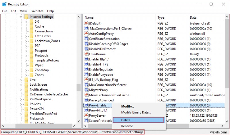 Cách khắc phục Máy chủ proxy không phản hồi 