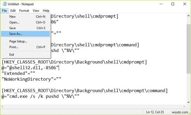 Thay thế PowerShell bằng Command Prompt trong Menu ngữ cảnh trong Windows 10 