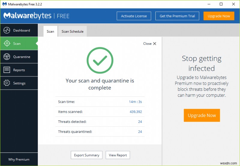 Cách sử dụng Malwarebytes Anti-Malware để loại bỏ Phần mềm độc hại 