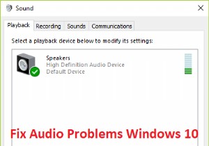 Khắc phục sự cố âm thanh Cập nhật Windows 10 Creators 