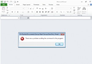 Đã xảy ra sự cố khi gửi lệnh tới chương trình [ĐÃ CỐ ĐỊNH] 