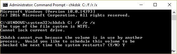 Lỗi chức năng MS-DOS không hợp lệ trong Windows 10 [SOLVED] 