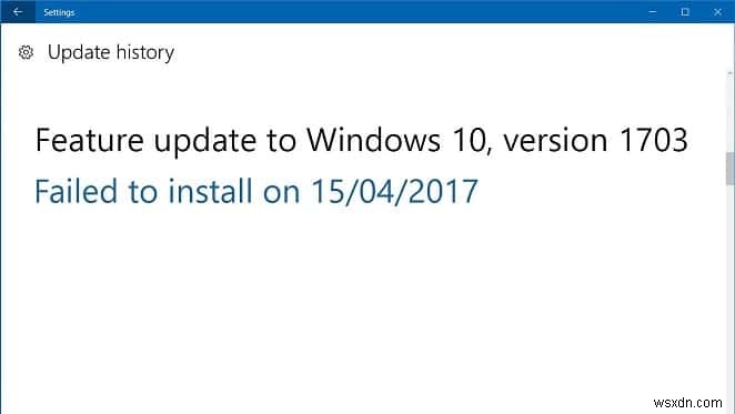 Windows 10 Creator Update không cài đặt được [SOLVED] 