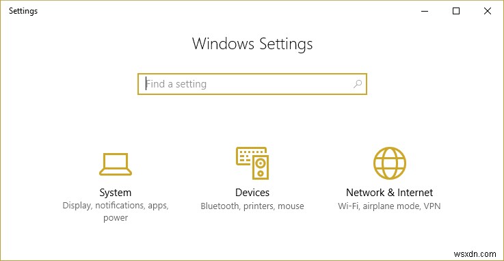 Khắc phục sự cố Cuộn chuột không hoạt động trong Menu Bắt đầu trên Windows 10 