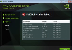 Lỗi trình cài đặt NVIDIA không thành công trên Windows 10 [SOLVED] 