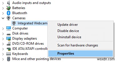 Khắc phục sự cố Windows không thể tìm thấy hoặc khởi động máy ảnh 