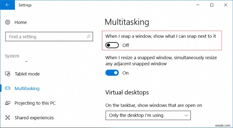 Tắt nút Task View trong Windows 10 