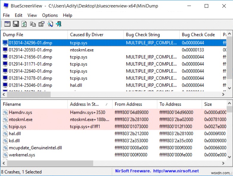 Sửa lỗi MULTIPLE_IRP_COMPLETE_REQUESTS 